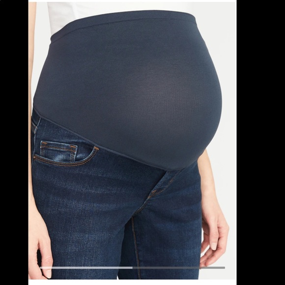 Old Navy: Maternity Full-Panel Skinny Jeans - Picture 2 of 6